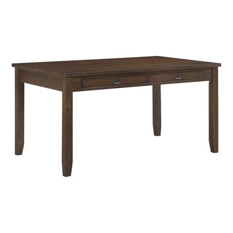 Lexicon Binghampton 60" Transitional Wood Dining Room Table In Dark ... in Lexicon Janina Transitional Wood Dining Room Table In Natural